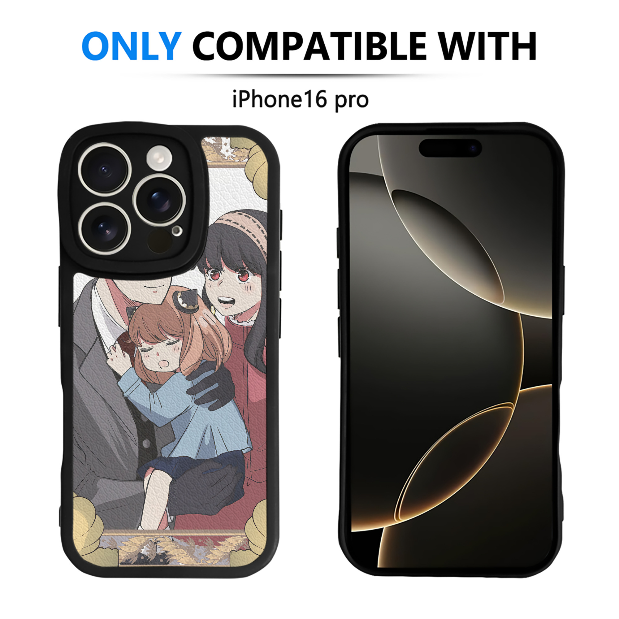 （画像用） SPY×FAMILY间谍家家酒 【iPhone 16シリーズ対応】シリコンスマホケース（レザー調） 材質：シリコン